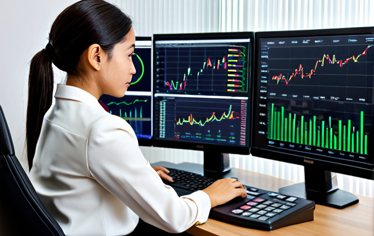 가치투자에 적합한 투자 플랫폼 - Business Professional Analyzing Stock Data**
"A professional financial analyst in a modern office s...